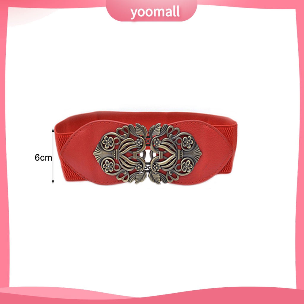 Thắt Lưng Giả Da Với Khoá Kim Loại Thời Trang Cho Nữ