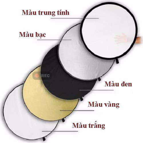 Tấm hắt sáng phản quang 5in1  cho quay phim, chụp ảnh