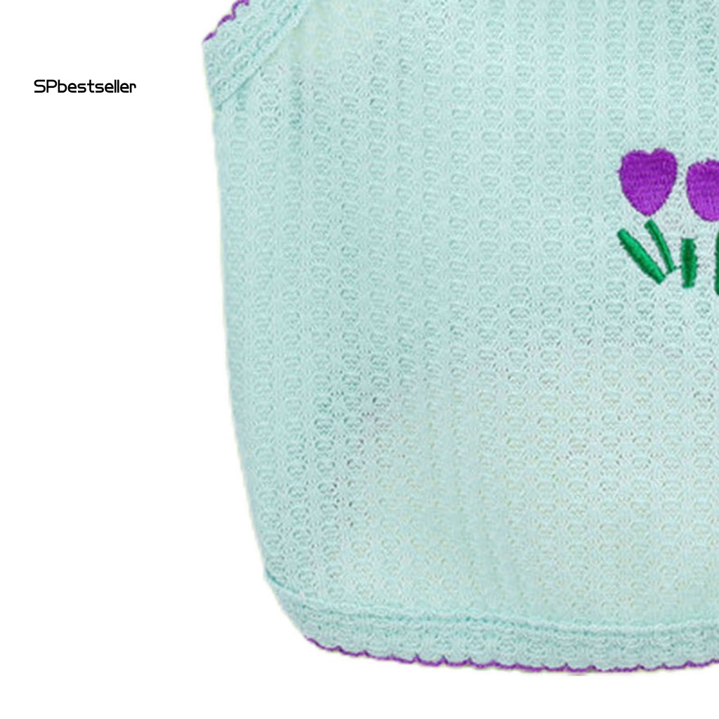 Áo Không Tay Thêu Hoa Dễ Thương Thoải Mái Thời Trang Mùa Hè Cho Cún Cưng