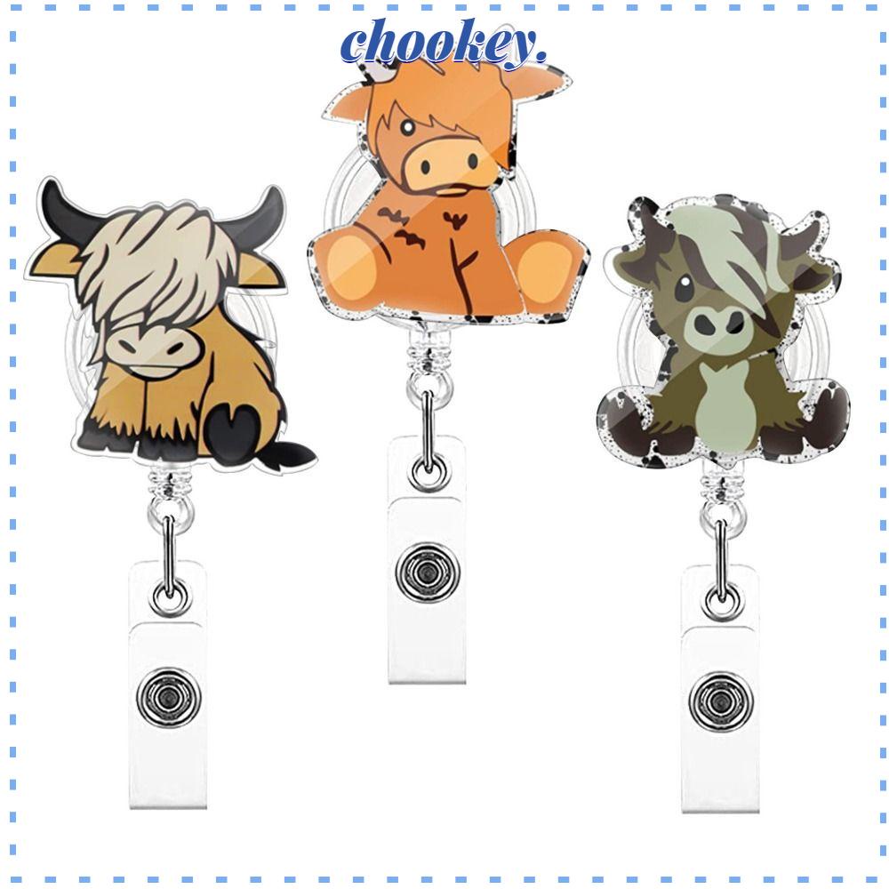 CHOOKEY Set 3 Giá Đỡ Móc Chìa Khóa Bằng Acrylic Bền Bỉ Có Thể Thu Gọn Cho Văn Phòng