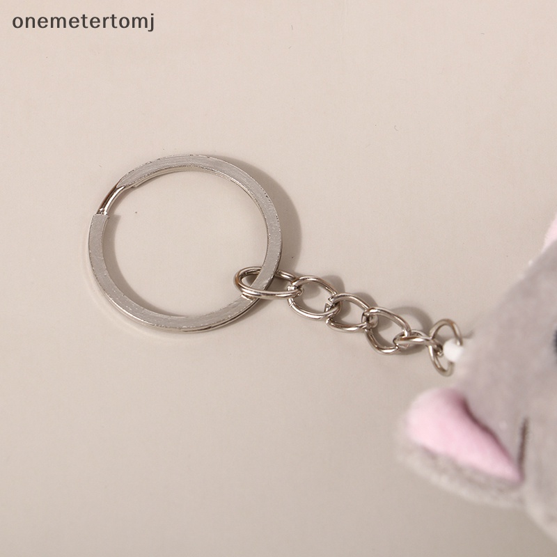 Móc Khóa Hình Mèo Nhồi Bông Mềm Mại Đáng Yêu