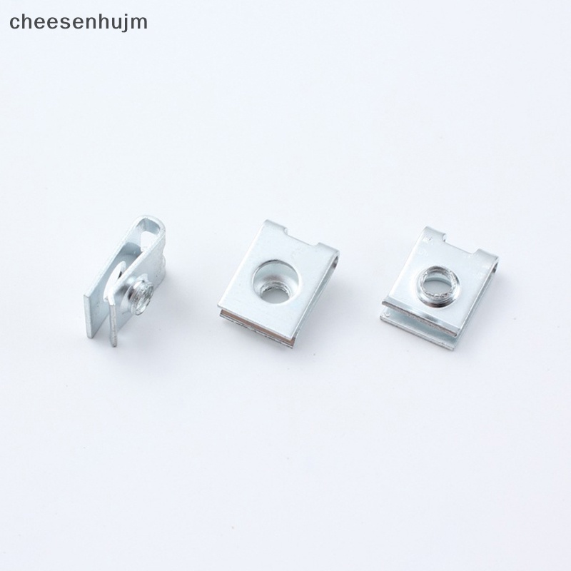 Set 10 Ốc Vít Chữ U Chống Rỉ Sét Cho Xe Hơi / Mô Tô M4 M5 M6