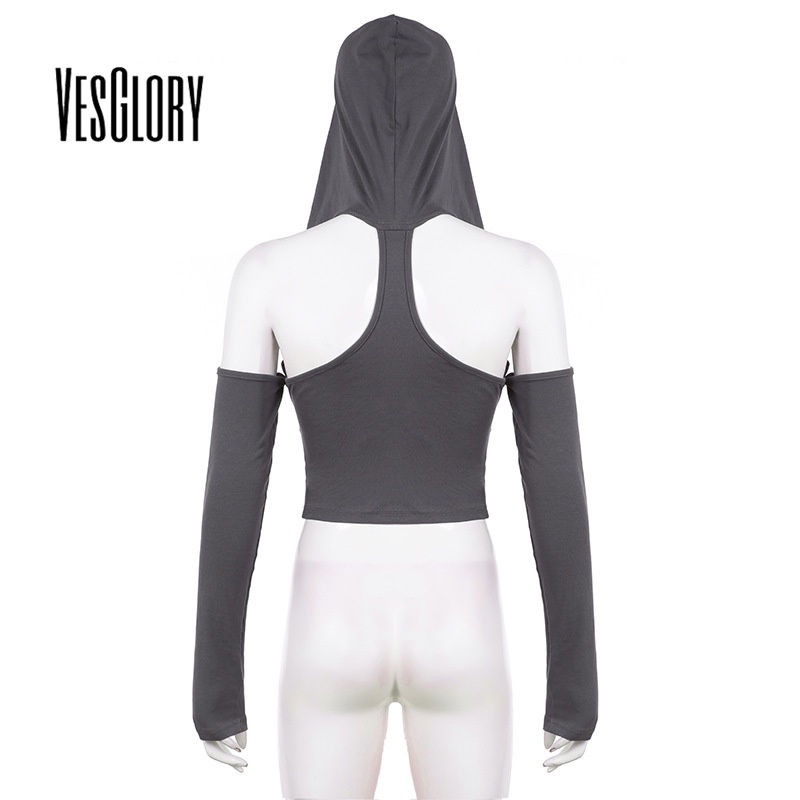 Áo Hoodie Tay Dài Màu Trơn Thời Trang 2023 Dành Cho Nữ