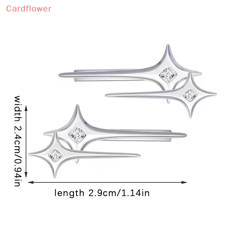 1 Kẹp Tóc Hình Ngôi Sao Đính Đá Thời Trang Cho Nữ Y2K