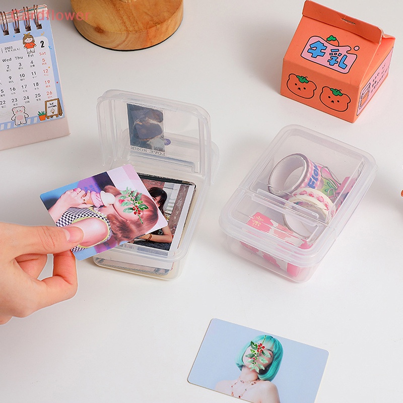 Hộp Trong Suốt Đựng Thẻ / Trang Sức / Văn Phòng Phẩm Tiện Lợi Mới