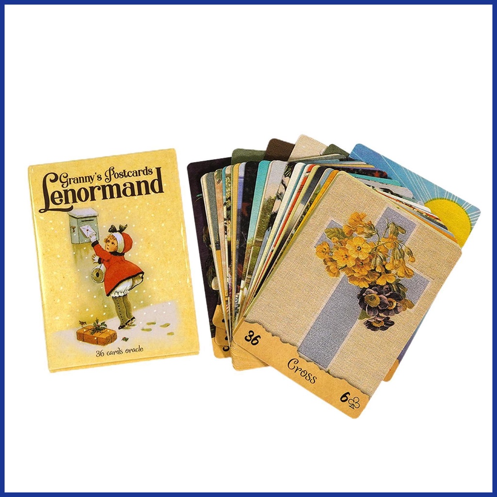 Bộ Bài Tarot In Hình Fate Divination Lenormand Oracle Cho Người Mới Bắt Đầu