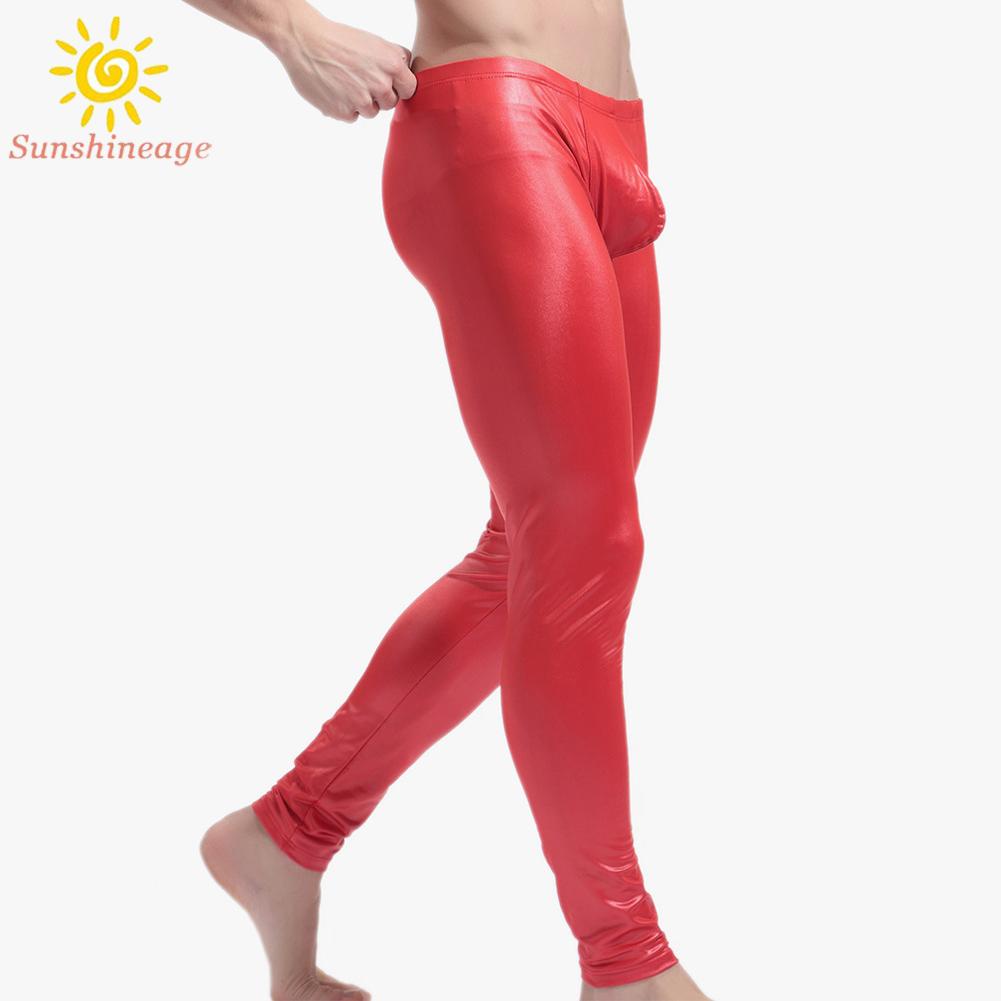 Quần Da Bóng Quyến Rũ Cá Tính Cho Nam Biểu Diễn Sân Khấu