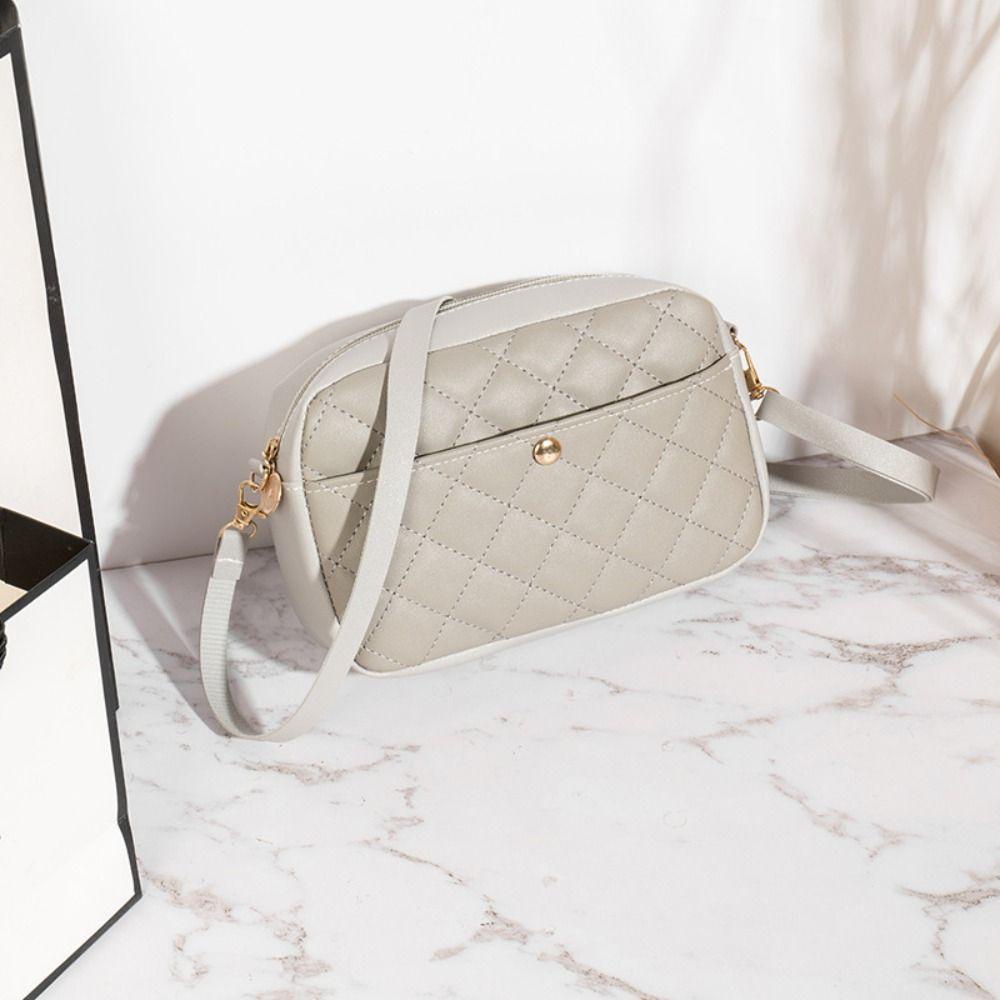 Túi Da PU Đeo Chéo Thêu Họa Tiết 5 Màu Tùy Chọn