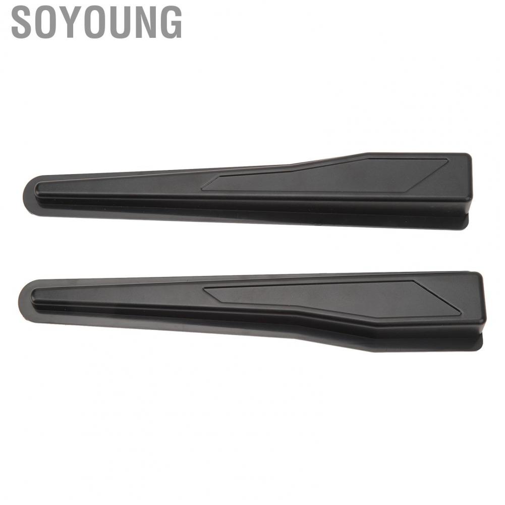 Soyoung Windshield Defogger Guards  Classic Black Rear Window Heater Protect Trim Long Lasting 1 Pair for Bronco