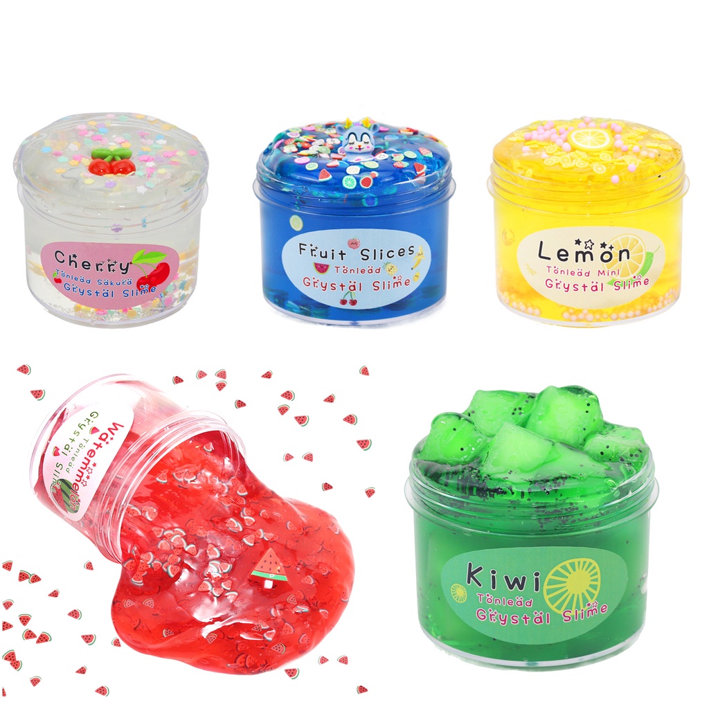 Đồ Chơi Slime Trái Dừa Pha Lê Mùa Hè Mới