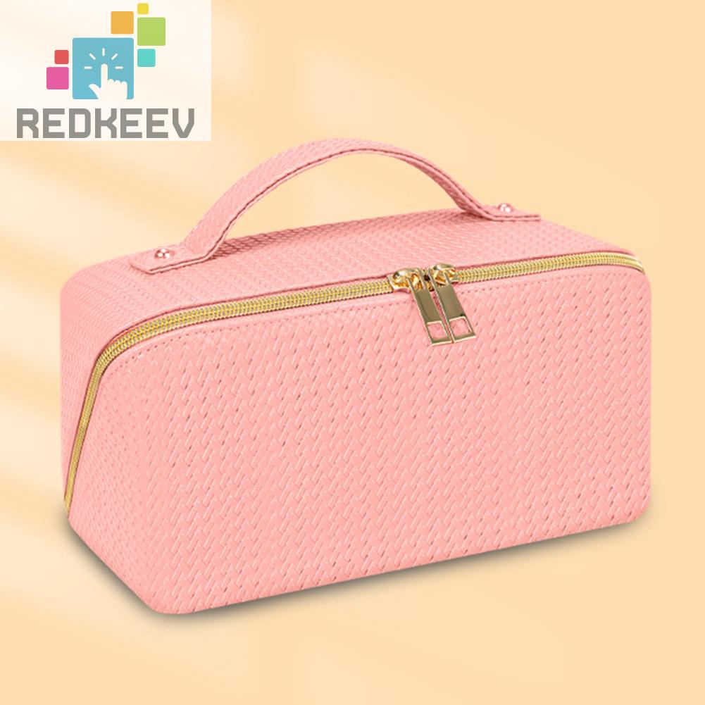 Túi Đựng Mỹ Phẩm Da PU Dung Tích Lớn Tiện Dụng Khi Đi Du Lịch