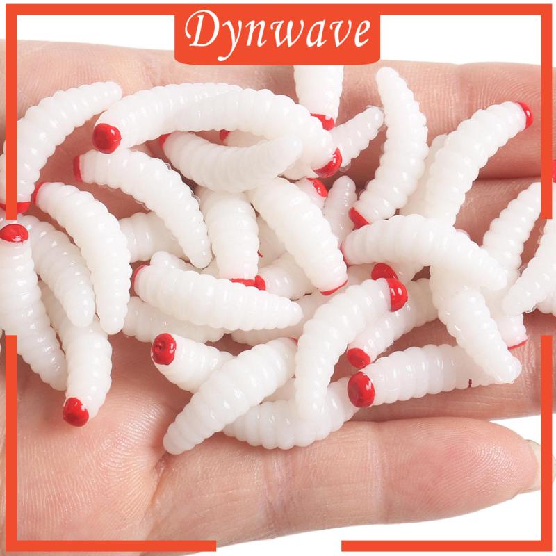 Set 100 Mồi Giả Nhử Cá Bằng Nhựa Mềm Chất Lượng Cao Gắn Kèm Móc Câu