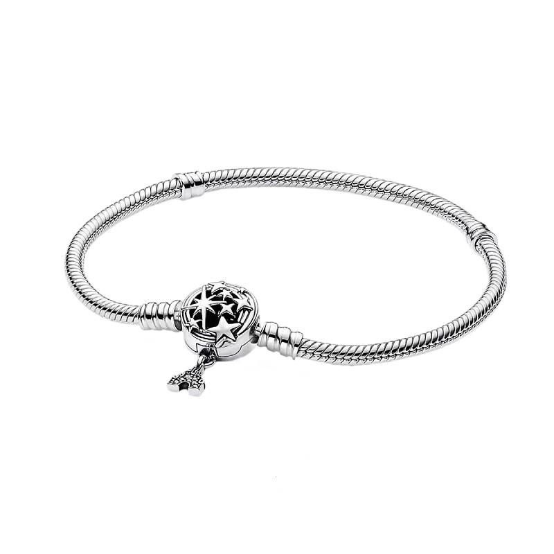 Hạt Charm Mạ Bạc 925 Hình Lâu Đài Disney Pandora2023