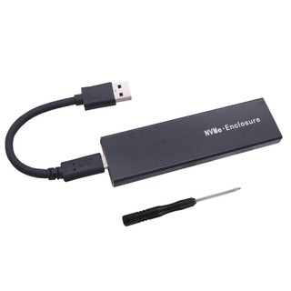 Vỏ ssd m2 giao thức kép rtl9210b m.2 nvme / sata-base vỏ ssd 10g m.2 ssd sang usb 3.1 hộp type-a đến type-c cáp cho ssd m2