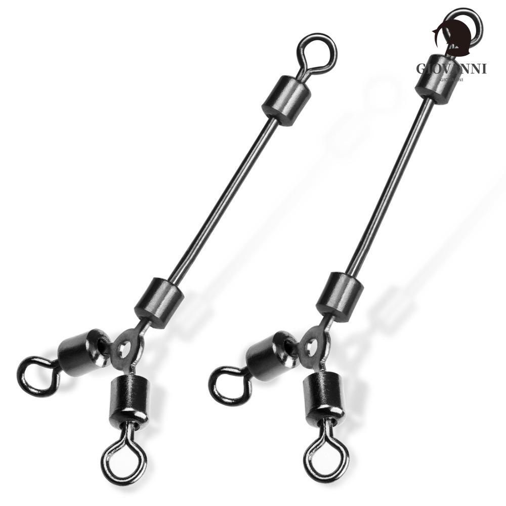 Giovanni Phụ Kiện Kết Nối Dây Câu Cá 3 Chiều Hình Số 8 Chất Lượng Cao