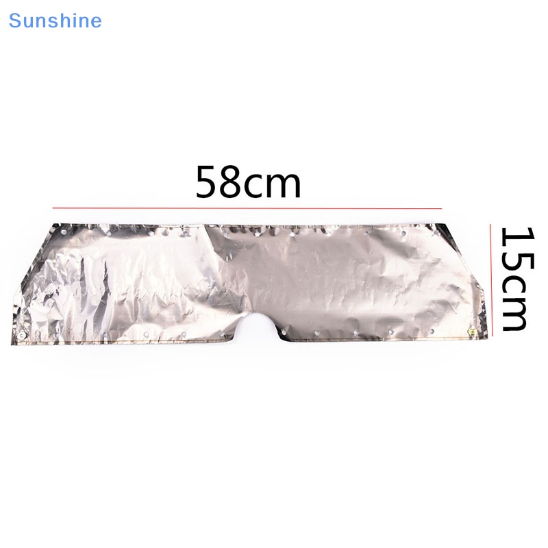 1 Tấm Chắn Gió Dài 15cm Chiều Cao 0.03mm Dài 58cm Tiện Dụng Mang Theo Du Lịch Cắm Trại