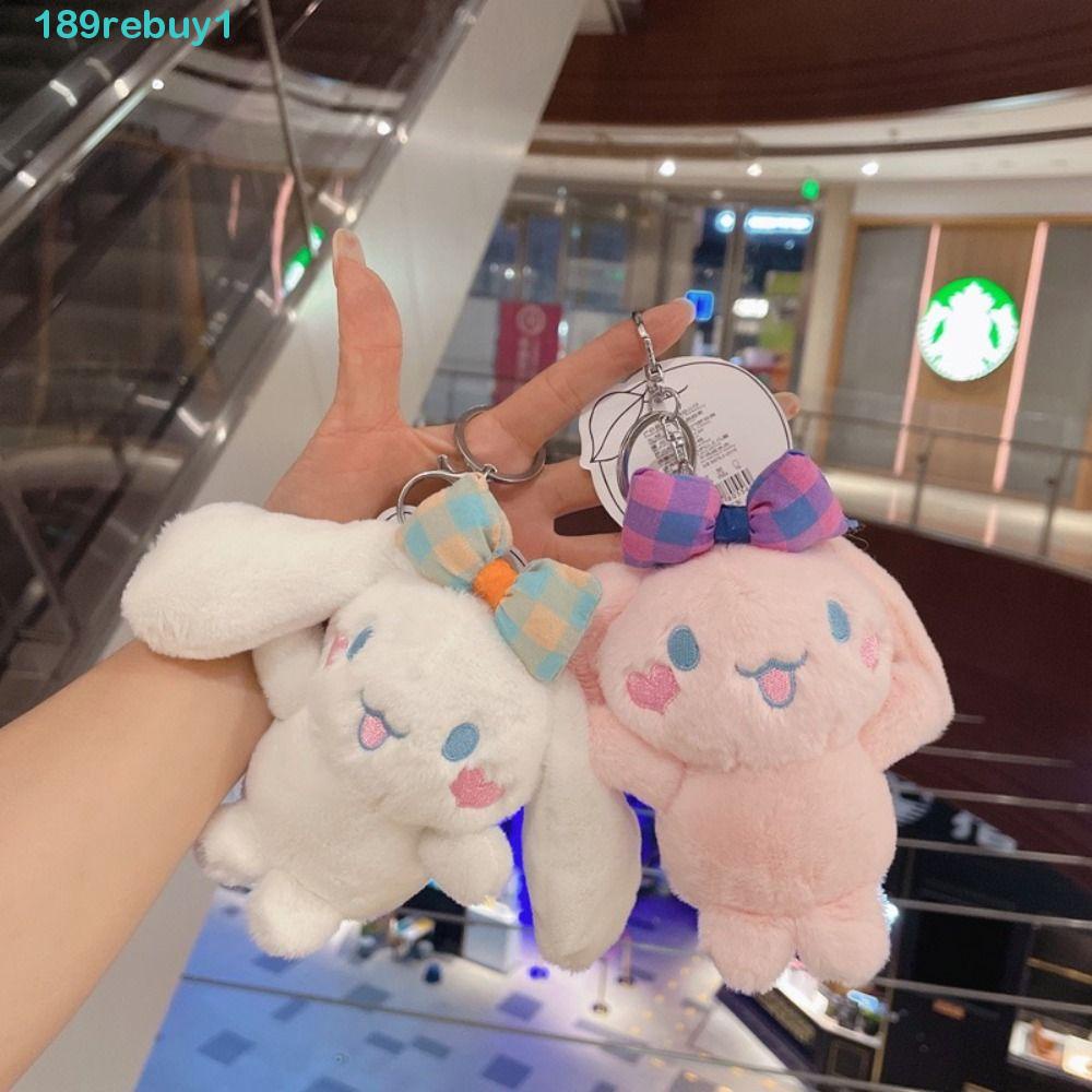 Rebuy1 Móc Khóa Búp Bê Nhồi Bông Hình Chú Chó Hoạt Hình Nhiều Màu Sắc Dành Cho Trẻ Em