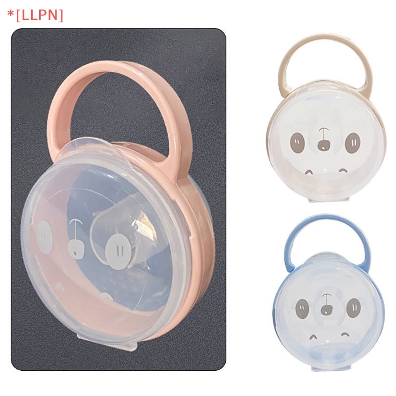 Núm Vú Giả Trong Suốt Chống Bụi Có Tay Cầm Tiện Dụng Cho Bé