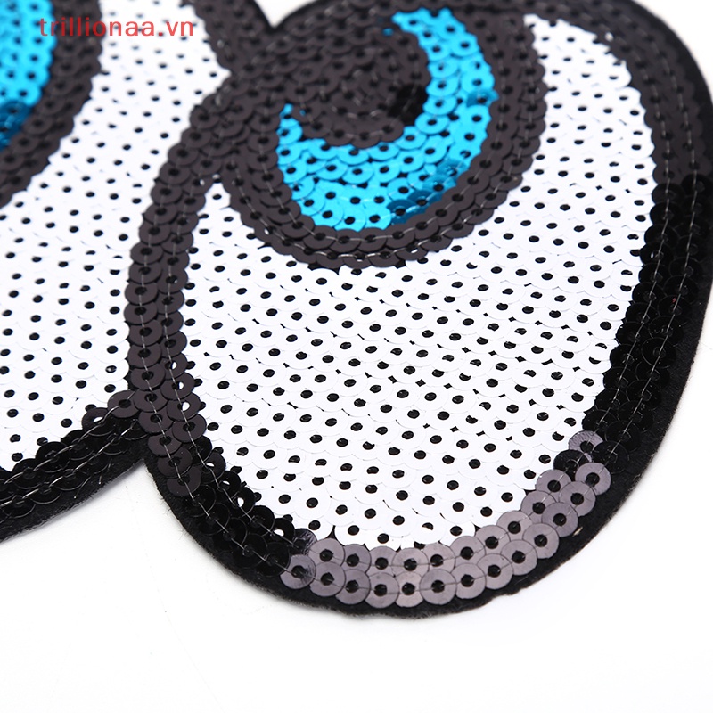 Sticker Ủi Thêu Hình Đôi Mắt Hoạt Hình Dễ ThươngVn Mới Mới VN