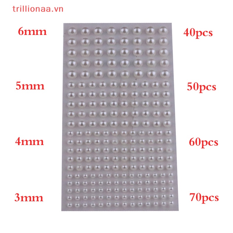 Miếng Dán Trang Trí Tóc Ngọc Trai Tự Dính Tiện Dụng