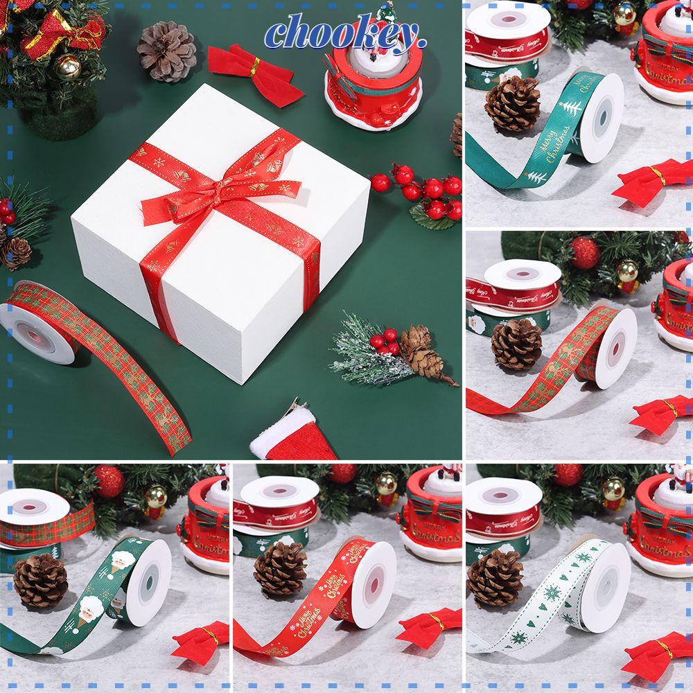 Cuộn Dây Ruy Băng Bằng Vải Satin Dài 10 Yards Dùng Trang Trí Tiệc Giáng Sinh