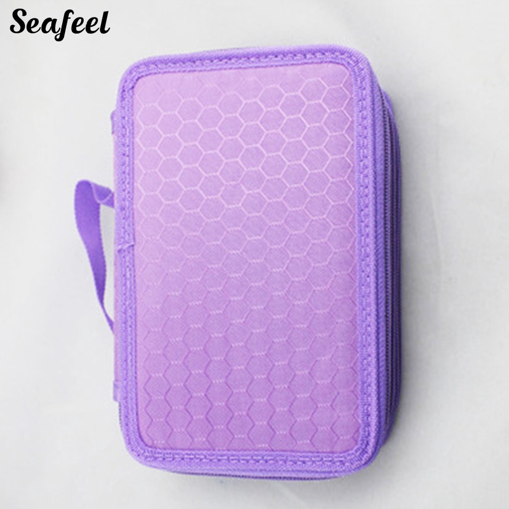 Túi Đựng Bút Sức Chứa Lớn Không Biến Dạng Có Khóa Kéo Bền Bỉ Cho Học Sinh