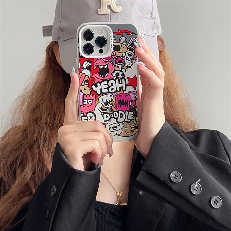 Ốp Điện Thoại TPU Cứng Họa Tiết graffiti Cho IPhone 11 14 Pro Max 13 Pro Max 12 IPhone 11