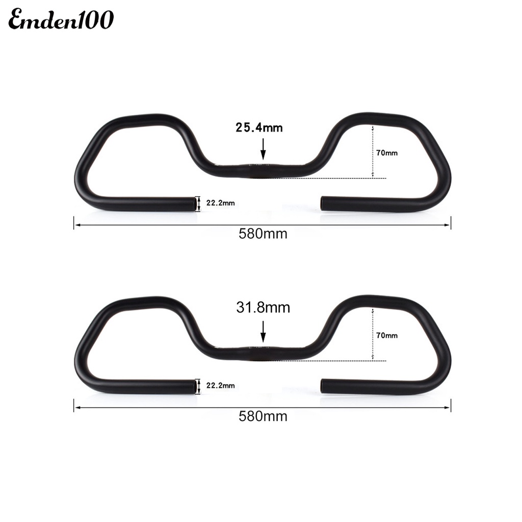 Tay Lái Xe Đạp Bằng Hợp Kim Nhôm 31.8mm / 25.4mm