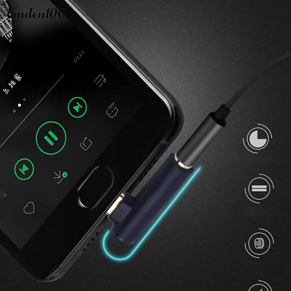 Đầu Chuyển Đổi Âm Thanh Type C Sang Giắc Cắm 3.5mm Cho Điện Thoại