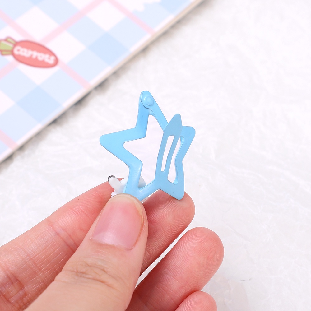 Kẹp tóc kiểu ins / anime dễ thương sanrios kuromi my melody hairpin / kids bb barrettes / girl broken hair bangs side clip / five-pointed star hairpin phụ kiện tóc