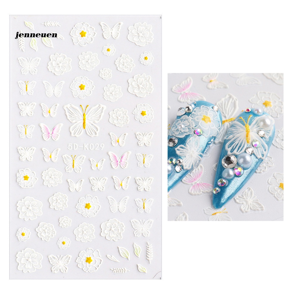 Miếng Dán Trang Trí Móng Tay Họa Tiết Giáng Sinh Tinh Tế DIY