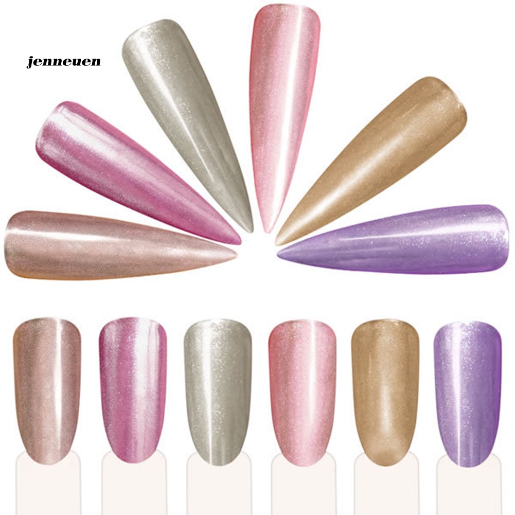 Bột Tráng Gương Mạ Chrome Kèm Cọ Vẽ Móng Nghệ Thuật