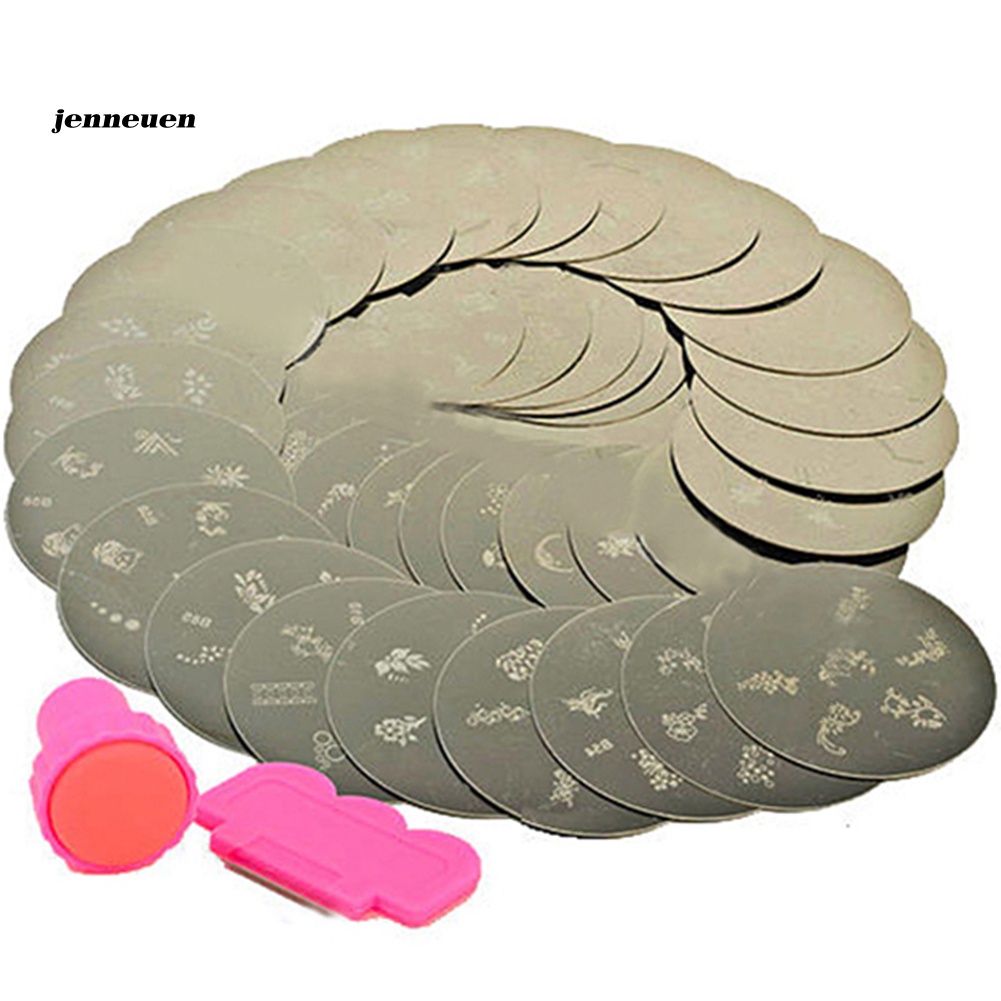 Set 10 Con Dấu Trang Trí Móng Tay Nghệ Thuật