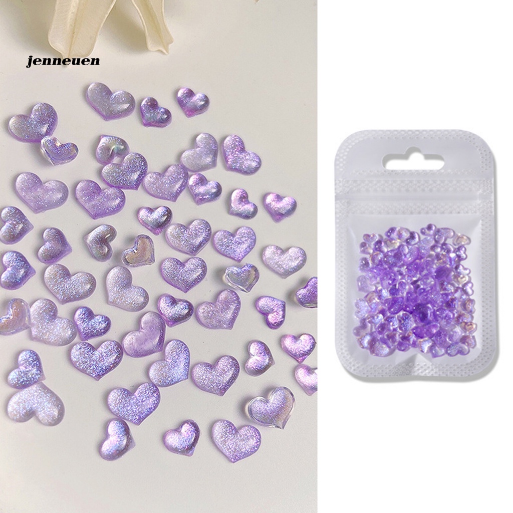 Túi 100 Hạt Cườm 3D Không Phai Màu Dùng Trang Trí Móng Tay Nghệ Thuật