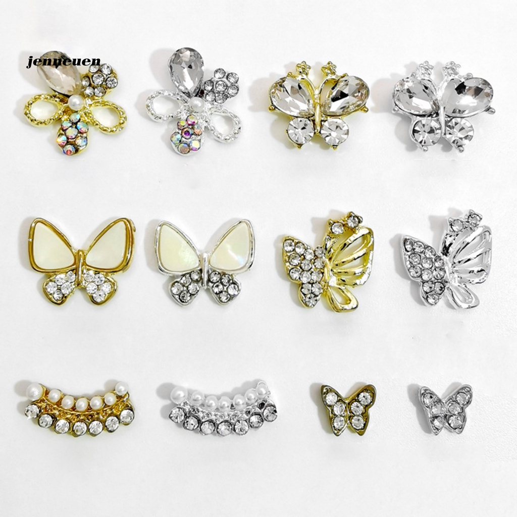 Set 10 Bươm Bướm 3D Trang Trí Móng Tay Nghệ Thuật