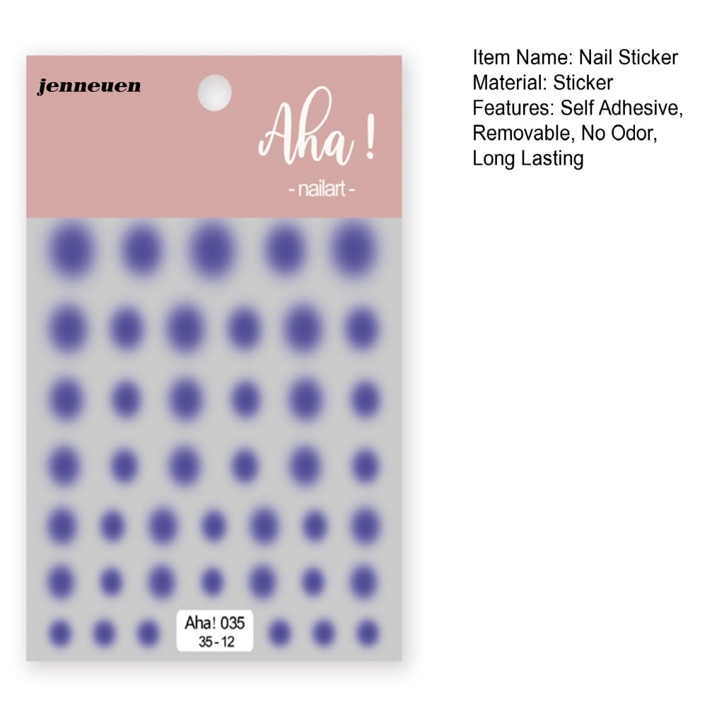 Miếng Dán Trang Trí Móng Tay Tự Dính Nhiều Kích Cỡ Có Thể Tháo Rời