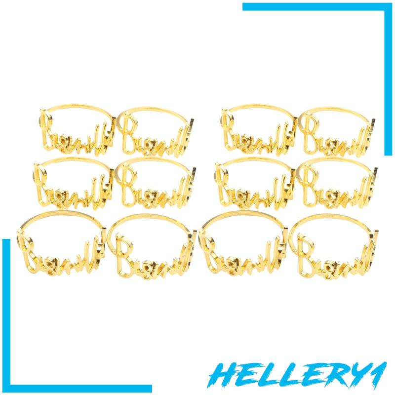 Bộ Vòng Giữ Khăn Ăn Bằng Kim Loại Có Thể Tái Sử Dụng Cho Tiệc Halloween