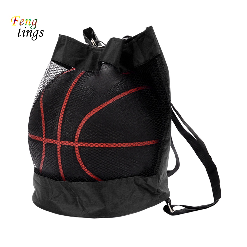 Ba Lô Thể Thao Bóng Rổ Có Dây Rút Nửa Lưới Có Thể Điều Chỉnh