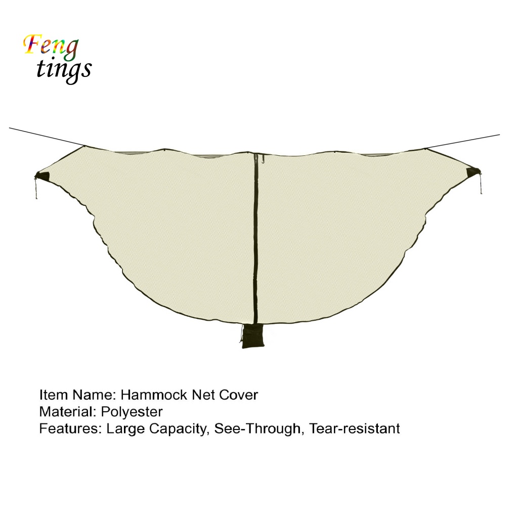 Vỏ Lưới Bọc Võng Cắm Trại Thoáng Khí Chống Rách Cỡ Lớn