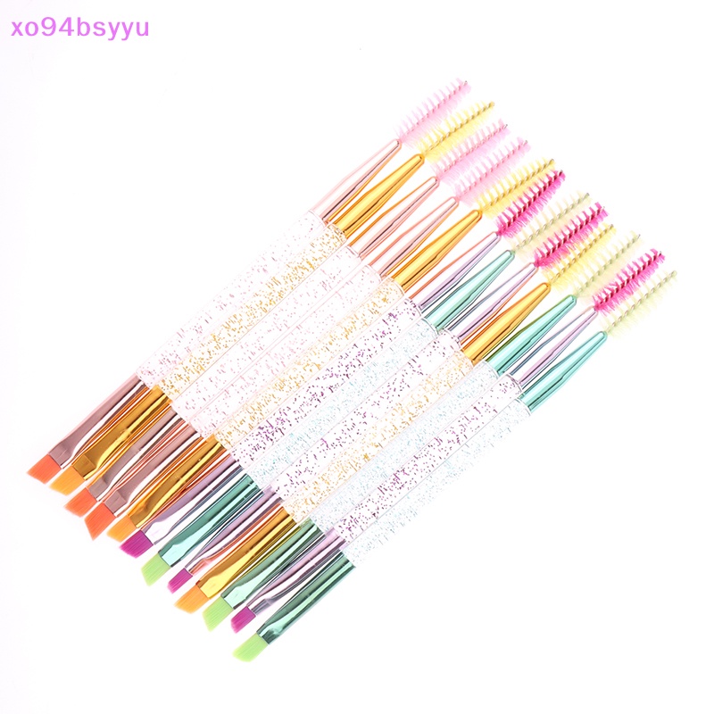 Set 12 Cọ Trang Điểm xo94bsyyu 2 Trong 1 Thiết Kế Hai Đầu Tiện Dụng