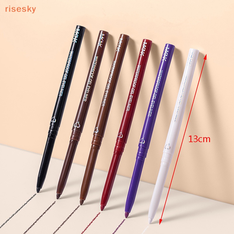 1 Bút Kẻ Mắt Làm Từ Tơ Tằm Màu Lì Mau Khô Không Nở