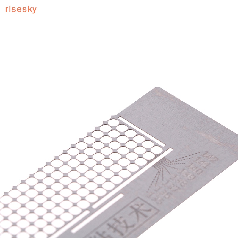 Thước Lưới Inox 240 Lỗ 50 Lỗ 141mm Chuyên Dụng Thêu Tranh Đính Đá