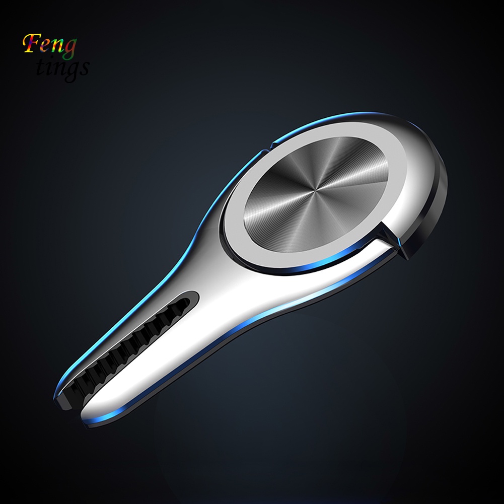 Giá Đỡ Điện Thoại Dạng Nhẫn Bằng Hợp Kim Xoay 360 Độ Gắn Lỗ Thông Gió Xe Ô Tô