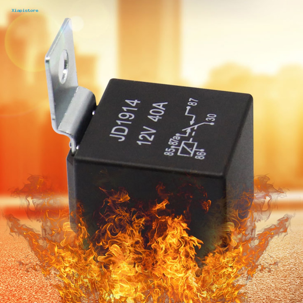 Rơ Le Tự Động JD1914 Chống Thấm Nước 12 / 24V 5 Pin Kèm Ổ Cắm Chuyên Dụng Cho Xe Hơi