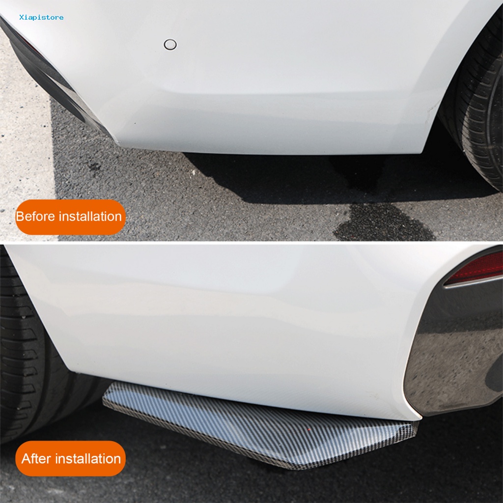 1 Cặp Vây Cá Mập Khuếch Tán Cản Sau Xe Hơi Chống Trầy Xước Dễ Lắp Đặt