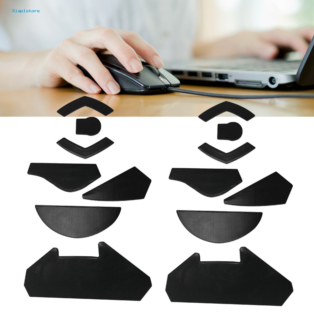 Set 2 Miếng Đệm Lót Chuột Không Dây Kèm Film Dán Bảo Vệ Cho Logitech G402