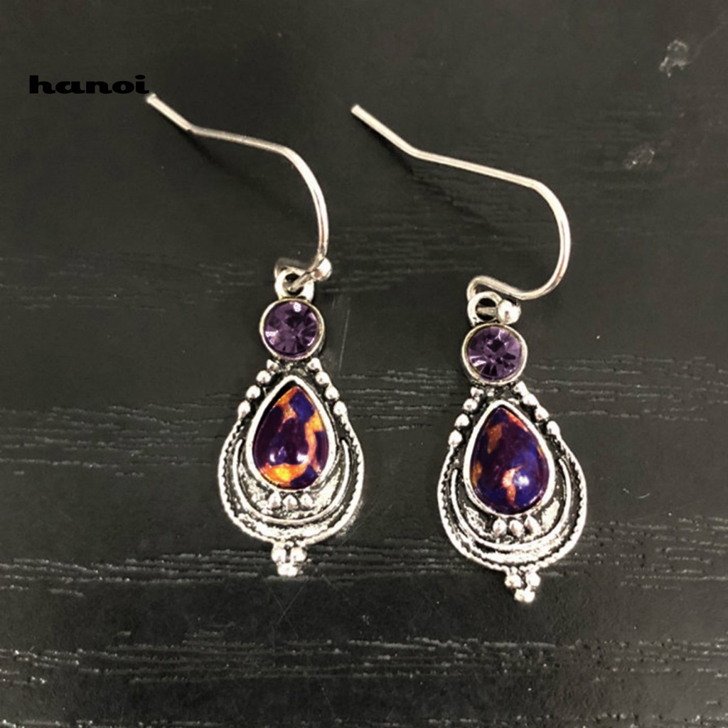 1 Đôi Bông Tai Đính Đá Thời Trang Sang Trọng