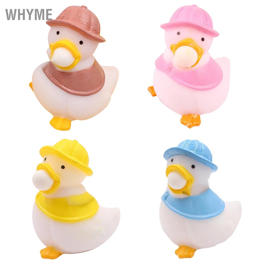 WHYME Bóng Căng Thẳng Vịt Bóp Bong Giảm Lo Âu Mềm Co Giãn Cho Trẻ Em Và Người Lớn