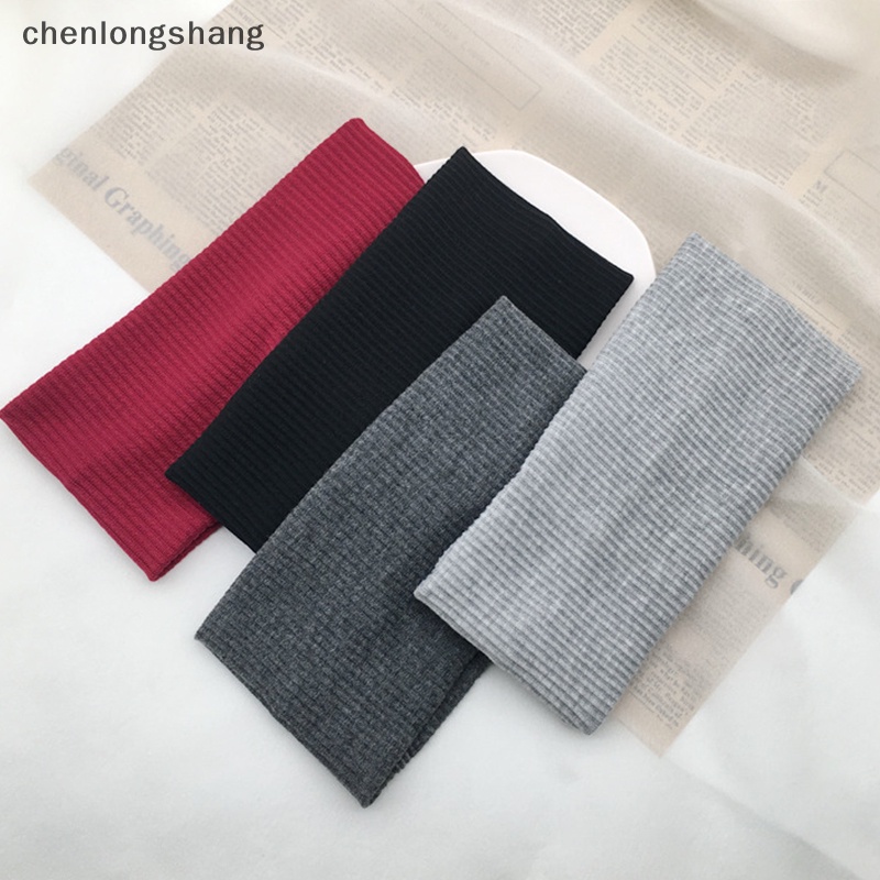 Chenlongshang Băng Đô Dệt Kim Bản Rộng Màu Trơn Đơn Giản Thông Dụng Rửa Mặt / Tập Yoga Thoải Mái Cho Nữ