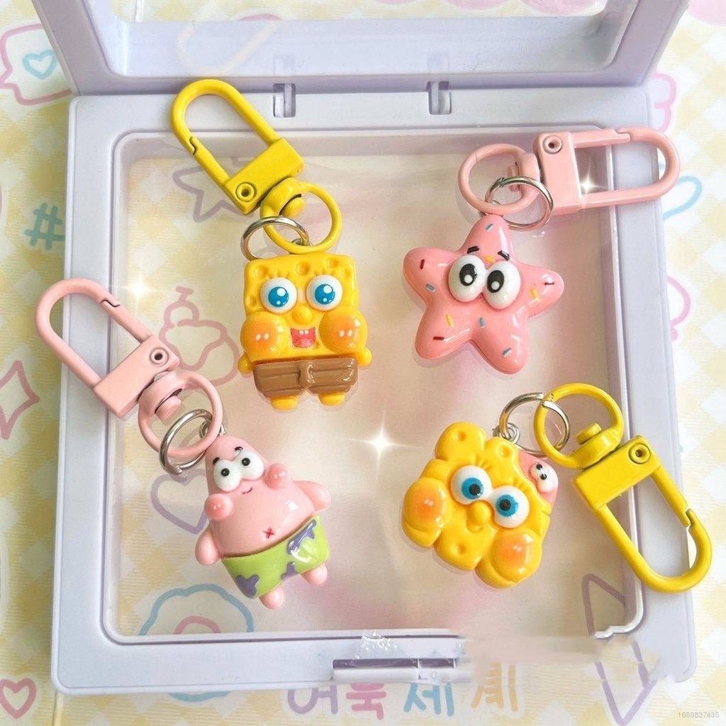Móc Khóa Hình SpongeBob SquarePants Patrick Star Dễ Thương